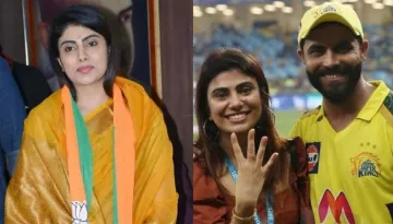 Ravindra Jadeja's Wife, Rivaba Jadeja Is A BJP Leader, She Left Engineering To Lead 'Karni Sena'