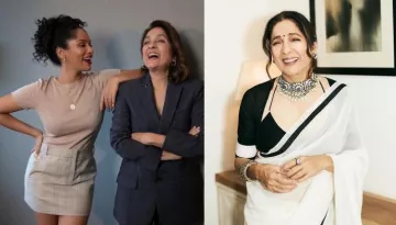 Neena Gupta Stuns In Masaba's Designed Saree, Latter Pens Her Brand Began From Mom's Living Room
