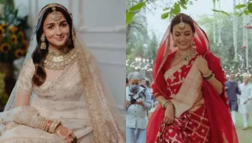 Celeb Brides Who Donned Saree With A Veil On Their Wedding: Alia Bhatt, Dia Mirza To Katrina Kaif