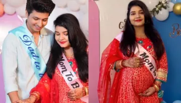 Karan Pahwa Shares Glimpses Of His Wife's 'Godh Bharai' Ceremony, Mom-To-Be Flaunts Baby Bump