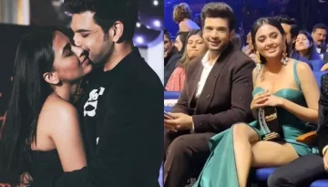Karan Kundrra And Tejasswi Prakash Turn Into Cheerleaders For Each Other As They Receive Award