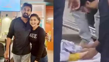 Aindrila Sharma's BF, Sabyasachi Kisses Her Feet Before Performing Last Rites With Her Father
