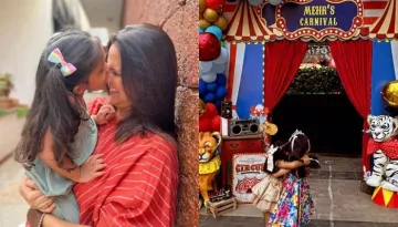 Inside Neha Dhupia's Daughter, Mehr's B'day Bash: Fun Carnival, Adventurous Circus And Amusing Games