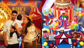 Neha Dhupia Got A Carnival Themed Cake Featuring Quirky Circus Decor For Daughter, Mehr's 4th B'day