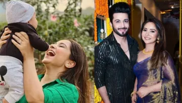 Vinny Arora Lifts Her 'Ladla Beta', Zain In Her Arms, He Dons A Cutesy Mickey-Mouse Pant