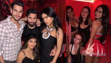 Nysa Devgan Flaunts Crazy Dance Moves In A Hot Pink Sweater After Alfresco-Styled Thanksgiving