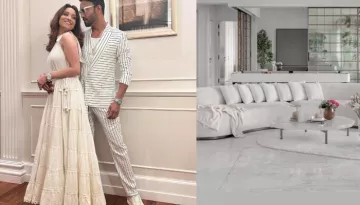 Ankita Lokhande Shares A Clear View Of Her All-White Living Room Which Features Modern 'Jhoomar'