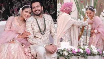 Punjabi Music Director, Arvindr Khaira's Bride Dons Pink Lehenga With Pink 'Chooda', Girls Take Note