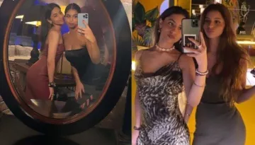 Suhana Khan Looks Like A 'Catwoman' In A Corset Dress At Her Cousin, Alia Chhiba's Birthday Bash