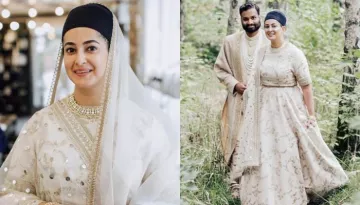 The Sabyasachi Bride Wore A White Lehenga At Her Anand Karaj Ceremony With Minimalistic Jewellery
