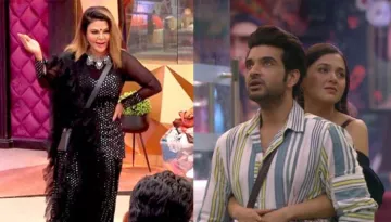 Rakhi Sawant Informs Karan Kundrra About Tejasswi's Boyfriend And Left Him Absolutely Stunned