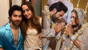 Varun Dhawan Posts Unseen Pictures With Wife, Natasha Dalal From Their Wedding On 1st Anniversary