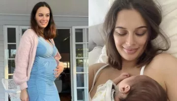 Evelyn Sharma Reveals Why She Opted For A C-Section Delivery, Shares An Unseen Photo With Ava
