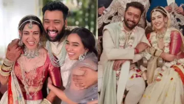 Esha Kansara Dons White Lehenga As She Gets Married To Siddharth Bhavsar, Turns Into A Gujrati Bride