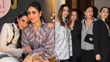 Karisma Kapoor Drags Sister, Kareena Kapoor Behind While Posing For Paps, User Says 'She Is Jealous'