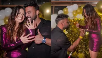 Divya Agarwal Gets Engaged To BF, Apurva Padgaonkar, Gets A Dreamy Proposal On Her 30th B'Day Bash