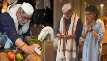 Aamir Khan Gets Trolled For Performing 'Puja' With Ex-Wife Kiran Rao, User Says 'E Wrong Number Hai'