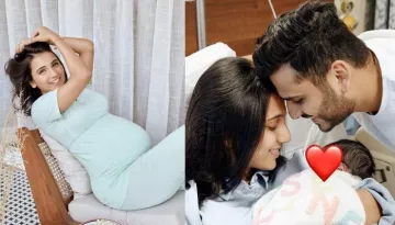 Fashion Blogger, Masoom Minawala Shares 1st Photo Of Baby Boy, Zavi, Reveals The Meaning Of His Name