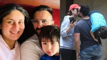 Kareena Kapoor Cheers For Son, Taimur And Hubby, Saif Ali Khan On School's Sports Day, Shares A Kiss