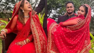 Devoleena Bhattacharjee Shares Pictures With Shanwaz Shaikh, Dons 'Sada Saubhagyavati Dupatta'