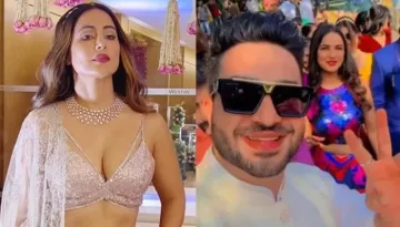 Hina Khan And Aly Goni Put Their Dancing Shoes And Groove Their Heart Out At Manager's Wedding