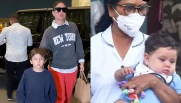 Kareena Kapoor Khan-Saif Ali Khan Leave For Vacation With Kids, Netizens Say 'Ye Nanny Ki Mauj Hai'