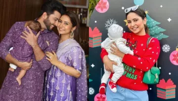 Vinny Arora-Dheeraj Dhoopar Reveals Their 4-Month-Old Baby Boy's Face, Decks Him In A Santa Avatar
