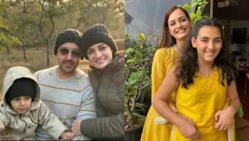 Dia Mirza's Son Avyaan Enjoys Wildlife Amidst Nature, Stepdaughter, Samaira Misses From Family Pics