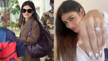 Mouni Roy Oozes Pre-Bridal Glow As Spotted At The Airport Leaving For Goa Ahead Of Her Wedding
