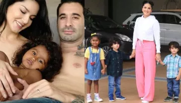 Sunny Leone's Hubby, Daniel Defends Her Against Trolls For Not Holding Her Daughter's Hand In Public