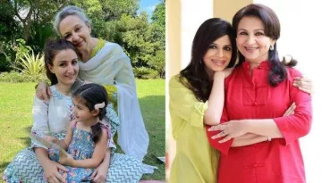 Inaaya Visits Mom, Soha Ali Khan On The Sets, 'Massi' Saba Recalls Visiting 'Amma' Sharmila's Shoots