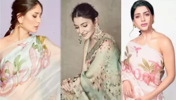 Kareena Kapoor To Samantha: 12 Divas Who Slayed In Hand Painted Organza Sarees