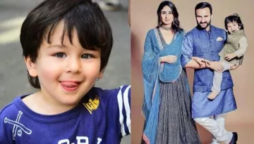 Kareena Kapoor Twins With Her Boys, Saif Ali Khan And Taimur Ali Khan, Tim's Pose Stole The Show