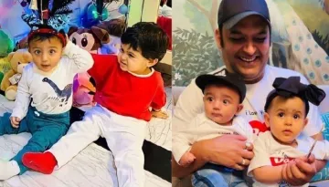 Kapil Sharma's Then-Few-Days-Old Son, Trishaan's Unseen Photo Wrapped In A Versace Blanket
