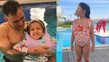 MS Dhoni's 6 Years Old Daughter, Ziva Singh Dhoni Takes A Deep Dive Into Water, Looks Like A Mermaid