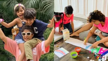 Tahira Kashyap's Kids, Virajveer And Varushka Showcase Their Artistic Side As They Enjoy The Weekend