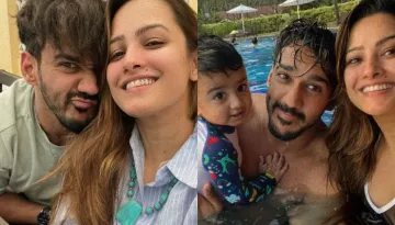 Anita Hassanandani's Hubby, Rohit Reddy Shares A Pool Picture With His Wife And Son, Aaravv Reddy