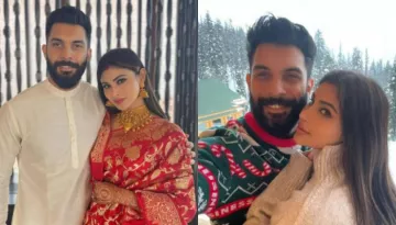 Mouni Roy Is Enjoying Her Honeymoon With Suraj Nambiar, Poses In Front Of Snow-Capped Mountains