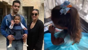 Angad Bedi's 3-Year-Old Daughter, Mehr Sings A Sweet B'day Wish For Him, His Reaction Is Unmissable