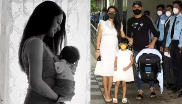 Harbhajan Singh Sneakily Takes His Son, Jovan In A Carry Bag To Work, Geeta Basra Captures Him