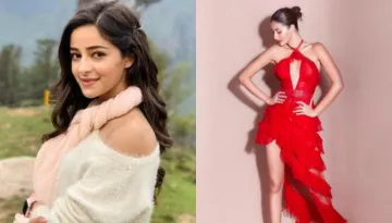 Ananya Panday Grabs The Limelight In A Black Crop Top And A Structured Skirt Worth Rs. 29K