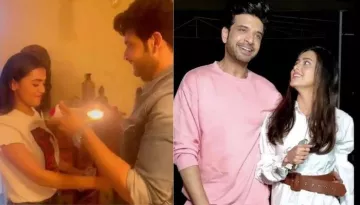 Karan Kundrra Performs 'Aarti' For GF Tejasswi Prakash, Gives Her A Grand Welcome At A Friend's Home