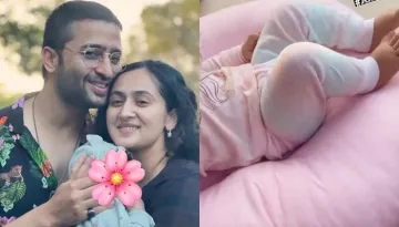Shaheer Sheikh's Wife, Ruchikaa Shares A Glimpse Of 5-Month-Old Daughter Enjoying In A Baby Lounger