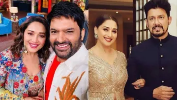 Kapil Sharma Teases Madhuri Dixit On Hubby, Shriram's Reaction After Holding Her Hand For First Time