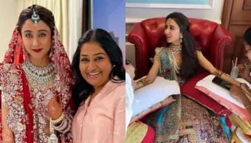 Krisha Shah's Wedding Look Decoded: The Bride Dolled Up In A Red Lehenga, Sported Silver 'Kaleeras'