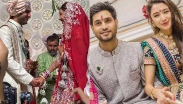 Anmol Ambani And Krisha Shah Are Officially Married, Their 'Gathbandhan' Moment Looks Surreal