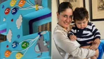 Kareena Kapoor's Son, Jehangir's First Birthday Cake Is All About Clouds, Sun, Cars And His Family