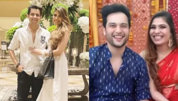 Telly Actors, Abhishek Sharma And Kanan Sharma's 'Roka' Ceremony: She Stuns In A Red Saree