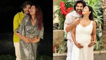 Debina Bonnerjee Flaunts Her Baby Bump In A Monokini, Hubby, Gurmeet Keeps An Strict Eye On Her