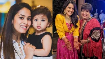 Mira Rajput's Daughter, Misha Dons A Punjabi Suit, Flaunts Her 'Parandi' At 'Bua', Sanah's 'Mehendi'